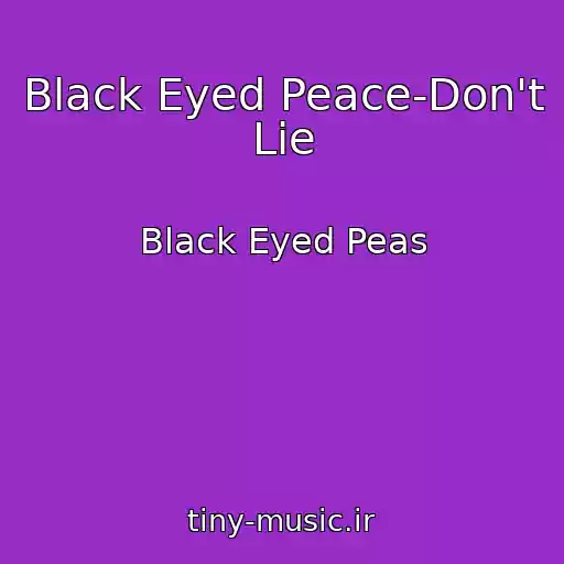 کاور آهنگ Black Eyed Peace-Don't Lie از Black Eyed Peas