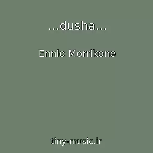 کاور آهنگ ...dusha... از Ennio Morrikone