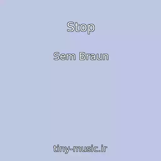 کاور آهنگ Stop از Sem Braun