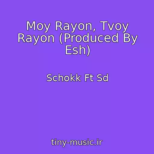 کاور آهنگ Moy Rayon, Tvoy Rayon (Produced By Esh) از Schokk Ft Sd