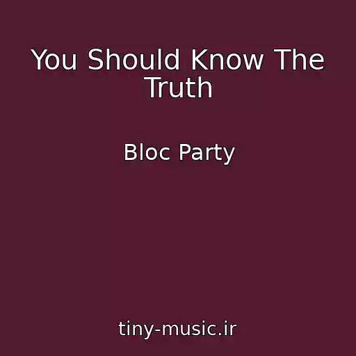 کاور آهنگ You Should Know The Truth از Bloc Party