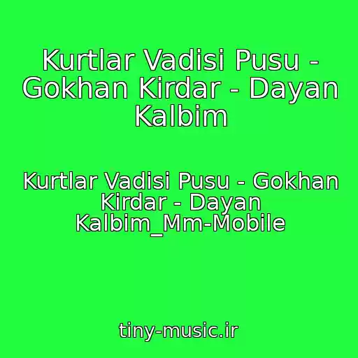کاور آهنگ Kurtlar Vadisi Pusu - Gokhan Kirdar - Dayan Kalbim از Kurtlar Vadisi Pusu - Gokhan Kirdar - Dayan Kalbim_Mm-Mobile