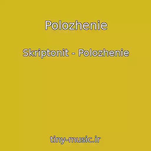 کاور آهنگ Polozhenie از Skriptonit - Polozhenie