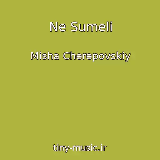 کاور آهنگ Ne Sumeli از Misha Cherepovskiy