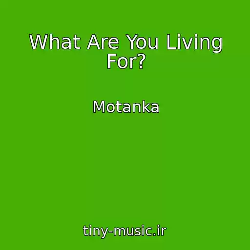 کاور آهنگ What Are You Living For? از Motanka