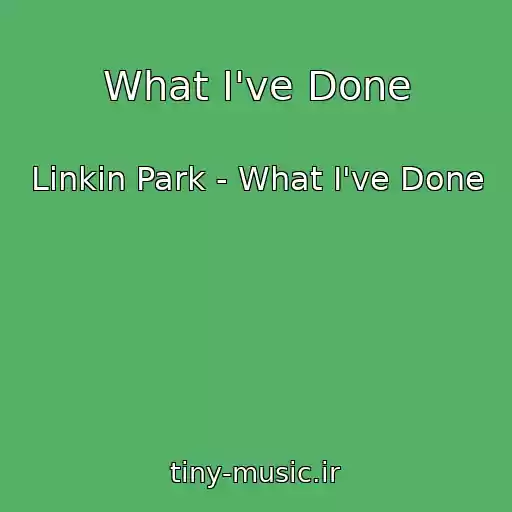 کاور آهنگ What I've Done از Linkin Park - What I've Done