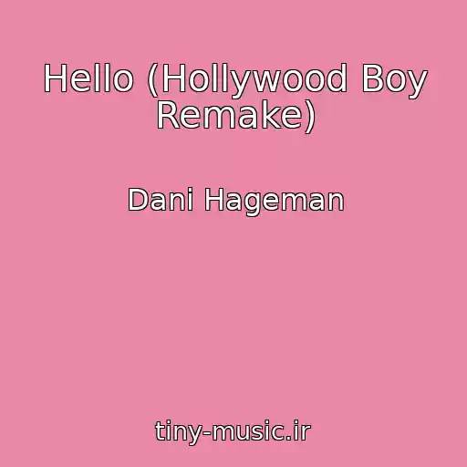 کاور آهنگ Hello (Hollywood Boy Remake) از Dani Hageman