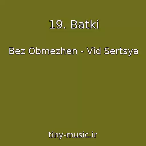 کاور آهنگ 19. Batki از Bez Obmezhen - Vіd Sertsya
