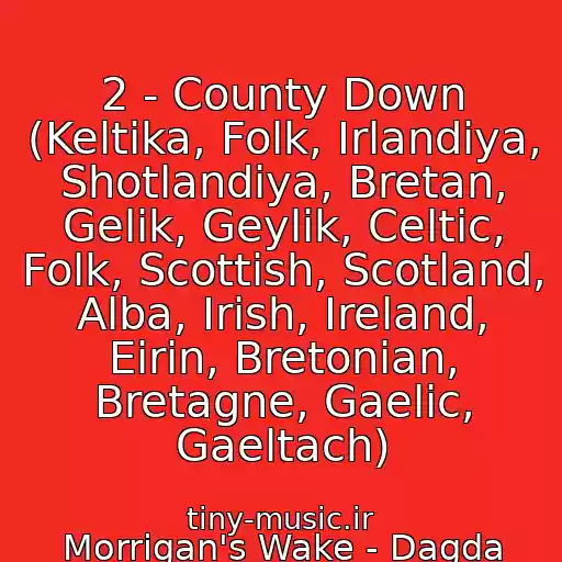 کاور آهنگ 2 - County Down (Keltika, Folk, Irlandiya, Shotlandiya, Bretan, Gelik, Geylik, Celtic, Folk, Scottish, Scotland, Alba, Irish, Ireland, Eirin, Bretonian, Bretagne, Gaelic, Gaeltach) از Morrigan's Wake - Dagda