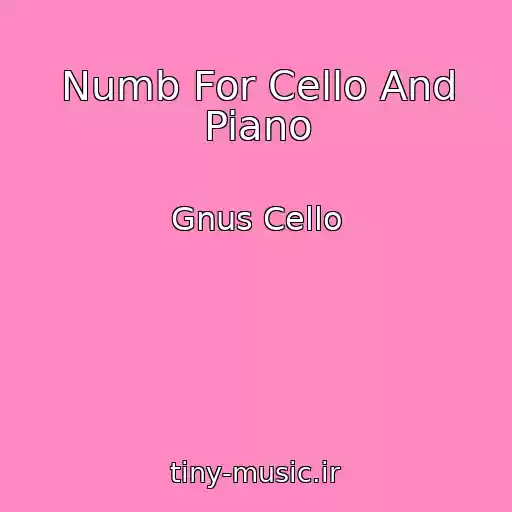 کاور آهنگ Numb For Cello And Piano از Gnus Cello