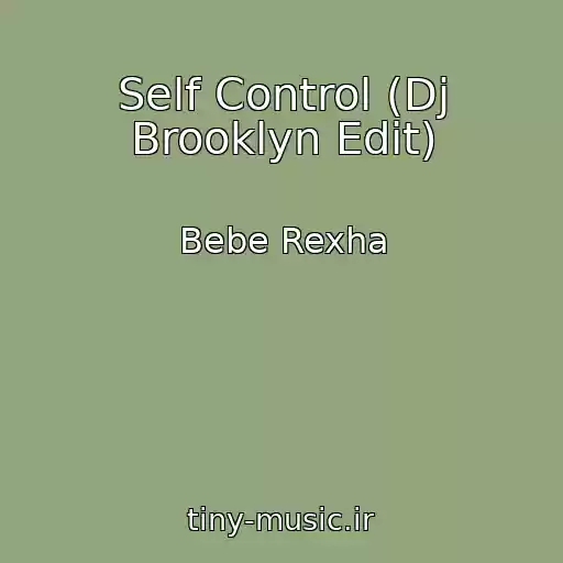 کاور آهنگ Self Control (Dj Brooklyn Edit) از Bebe Rexha