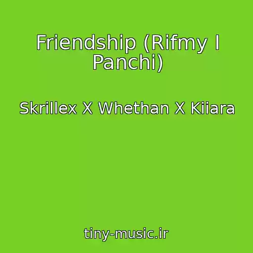 کاور آهنگ Friendship (Rifmy I Panchi) از Skrillex X Whethan X Kiiara