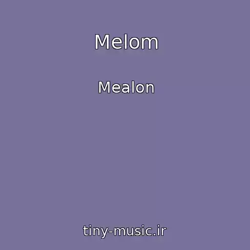 کاور آهنگ Melom از Mealon