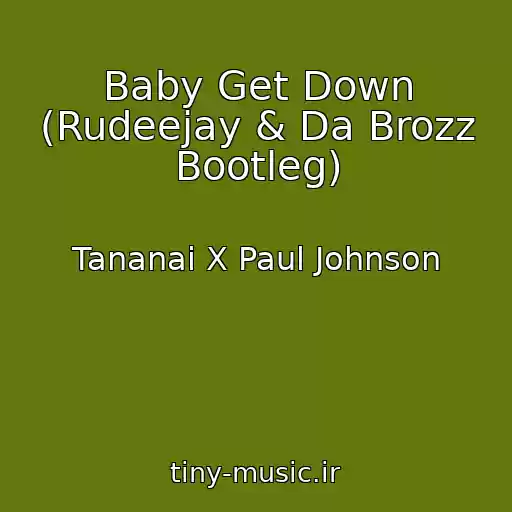 کاور آهنگ Baby Get Down (Rudeejay & Da Brozz Bootleg) از Tananai X Paul Johnson