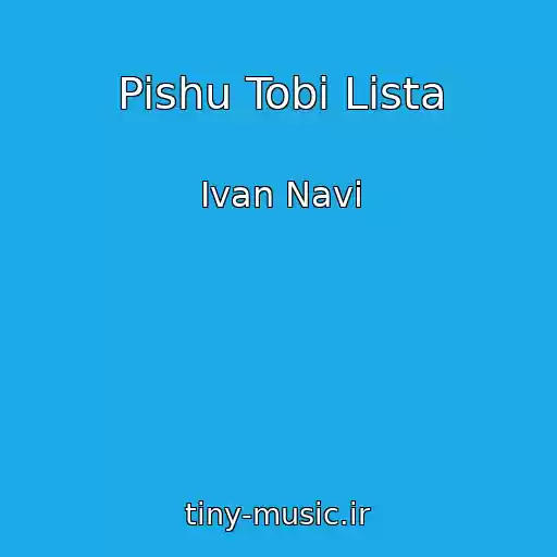کاور آهنگ Pishu Tobі Lista از Ivan Navi
