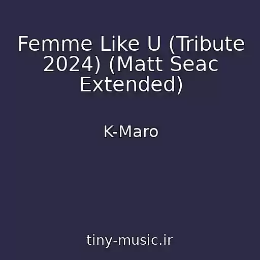 کاور آهنگ Femme Like U (Tribute 2024) (Matt Seac Extended) از K-Maro
