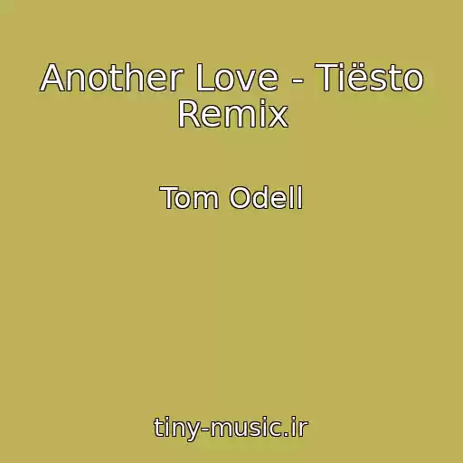 کاور آهنگ Another Love - Tiësto Remix از Tom Odell