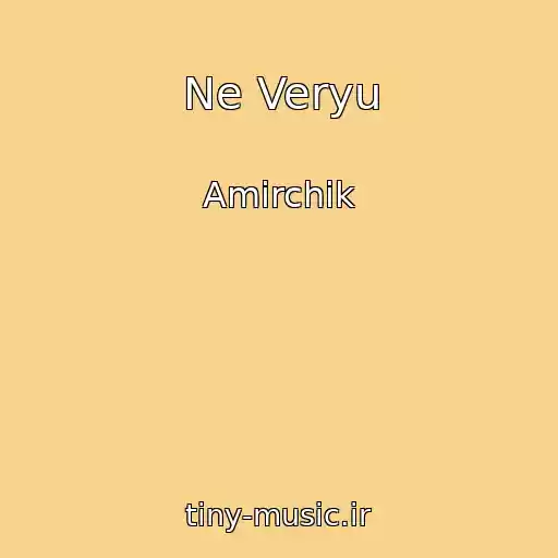 کاور آهنگ Ne Veryu از Amirchik