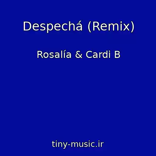 کاور آهنگ Despechá (Remix) از Rosalía & Cardi B