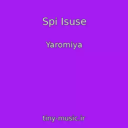 کاور آهنگ Spi Іsuse از Yaromiya