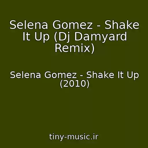 کاور آهنگ Selena Gomez - Shake It Up (Dj Damyard Remix) از Selena Gomez - Shake It Up (2010)