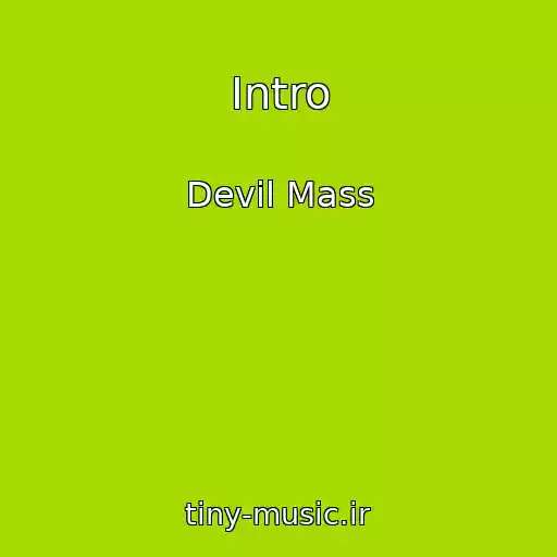 کاور آهنگ Intro از Devil Mass