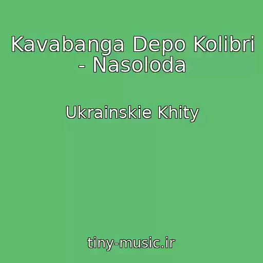 کاور آهنگ Kavabanga Depo Kolibri - Nasoloda از Ukrainskie Khity