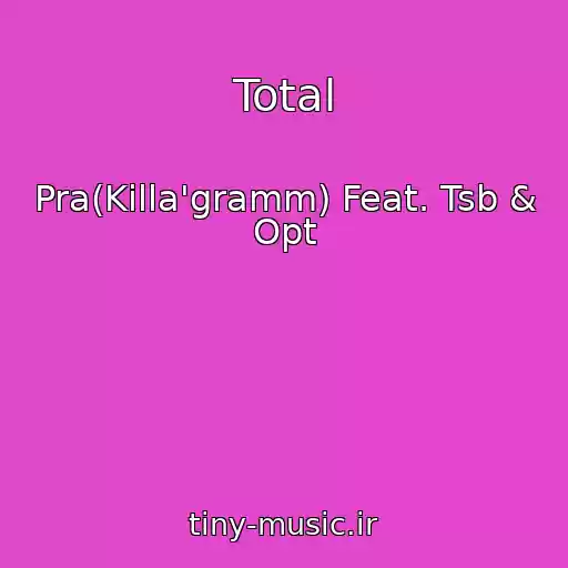 کاور آهنگ Total از Pra(Killa'gramm) Feat. Tsb & Opt
