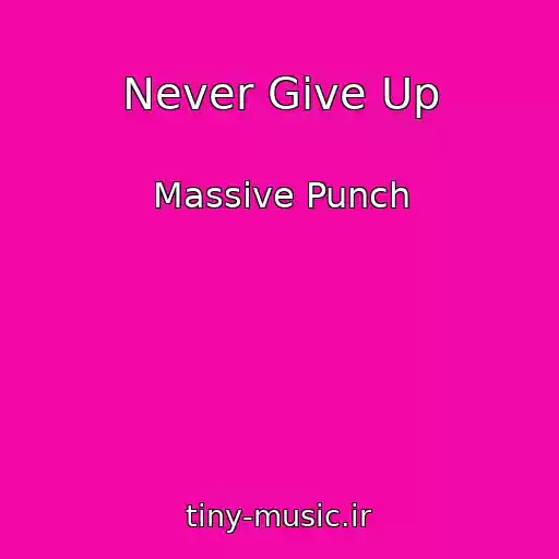کاور آهنگ Never Give Up از Massive Punch