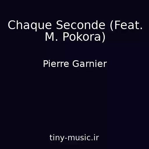 کاور آهنگ Chaque Seconde (Feat. M. Pokora) از Pierre Garnier