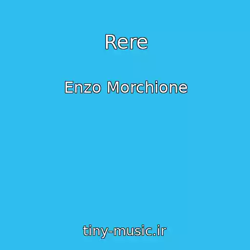 کاور آهنگ Rere از Enzo Morchione