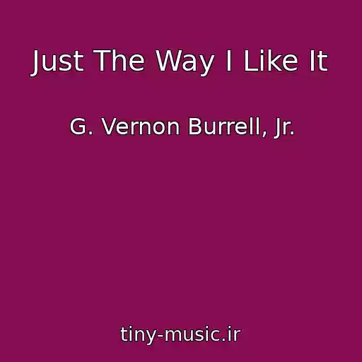 کاور آهنگ Just The Way I Like It از G. Vernon Burrell, Jr.