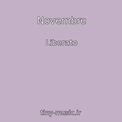 کاور آهنگ Novembre از Liberato