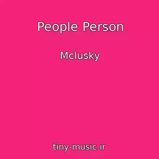 کاور آهنگ People Person از Mclusky