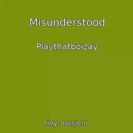 کاور آهنگ Misunderstood از Playthatboizay