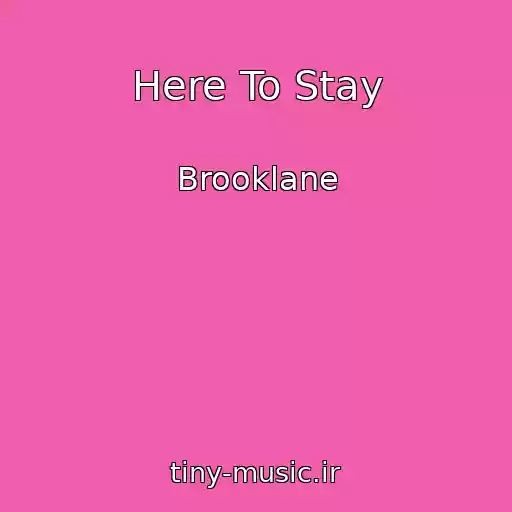 کاور آهنگ Here To Stay از Brooklane
