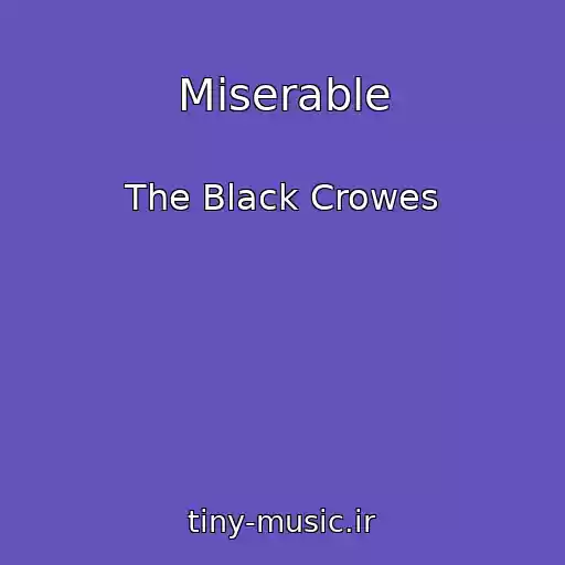 کاور آهنگ Miserable از The Black Crowes