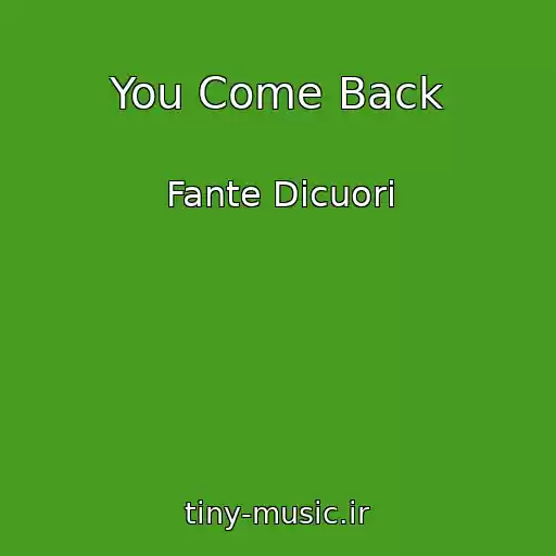 کاور آهنگ You Come Back از Fante Dicuori