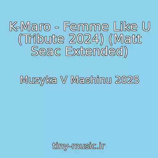 کاور آهنگ K-Maro - Femme Like U (Tribute 2024) (Matt Seac Extended) از Muzyka V Mashinu 2025