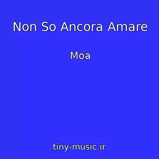 کاور آهنگ Non So Ancora Amare از Moa