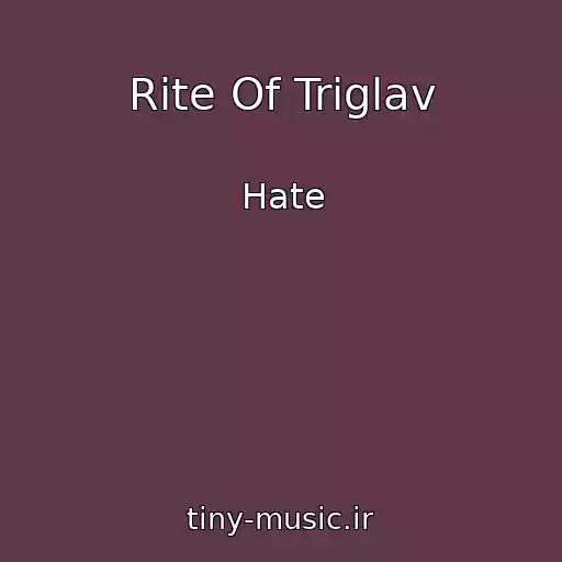کاور آهنگ Rite Of Triglav از Hate