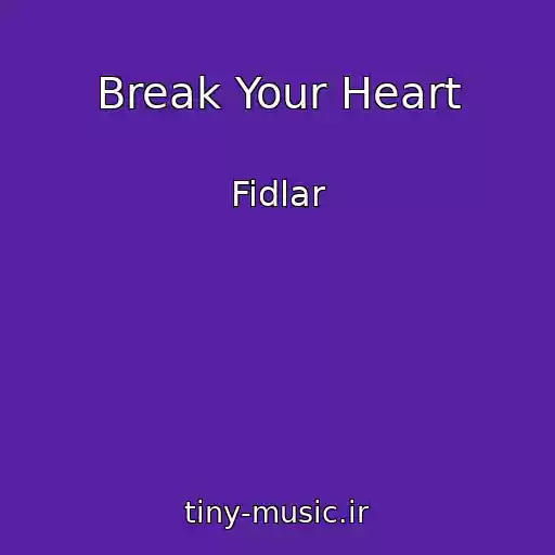 کاور آهنگ Break Your Heart از Fidlar
