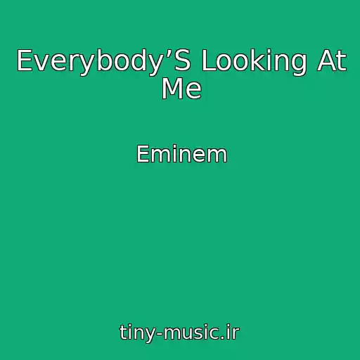 کاور آهنگ Everybody’S Looking At Me از Eminem
