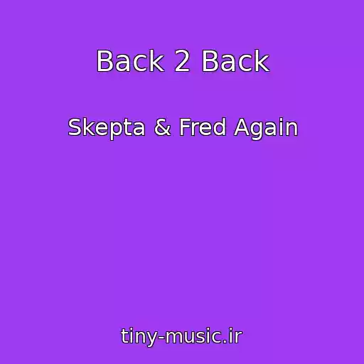 کاور آهنگ Back 2 Back از Skepta & Fred Again