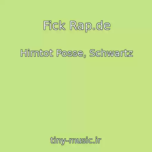 کاور آهنگ Fick Rap.de از Hirntot Posse, Schwartz