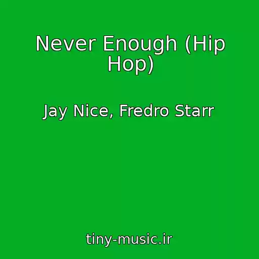 کاور آهنگ Never Enough (Hip Hop) از Jay Nice, Fredro Starr