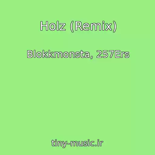 کاور آهنگ Holz (Remix) از Blokkmonsta, 257Ers