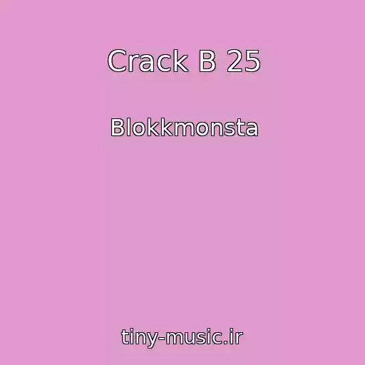 کاور آهنگ Crack B 25 از Blokkmonsta