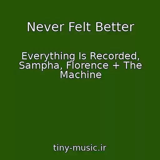 کاور آهنگ Never Felt Better از Everything Is Recorded, Sampha, Florence + The Machine
