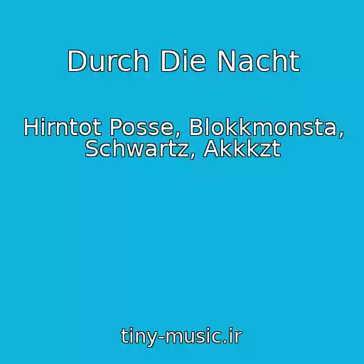 کاور آهنگ Durch Die Nacht از Hirntot Posse, Blokkmonsta, Schwartz, Akkkzt